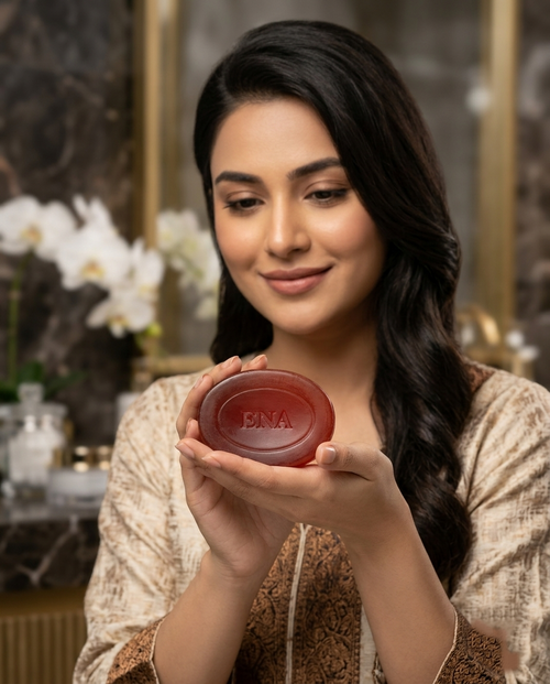 Ena Advanced Whitening & Exfoliating Soap with Vitamin C – Brightening Bar for Glowing Skin