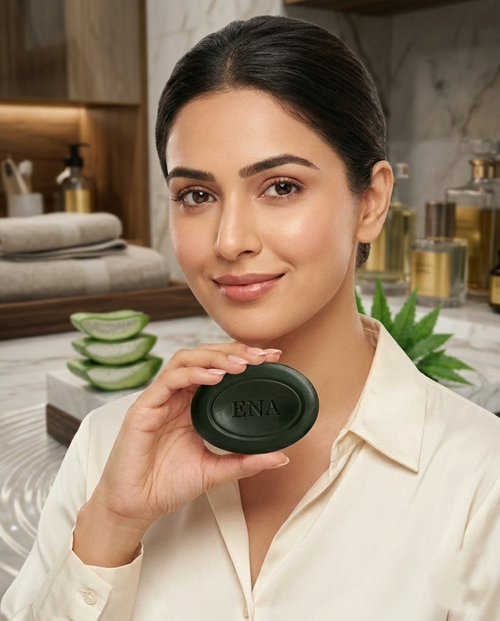 Ena Oil Control & Skin Brightening Soap - Best Organic Soap for Acne & Oily Skin