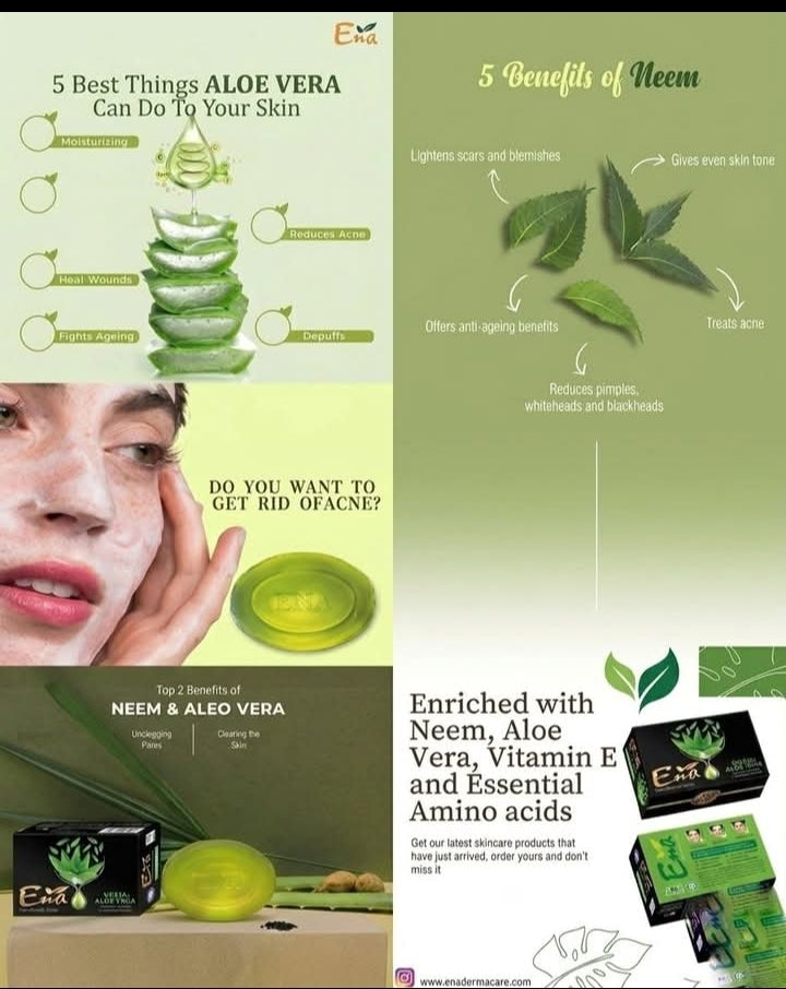 Ena Oil Control & Skin Brightening Soap - Best Organic Soap for Acne & Oily Skin